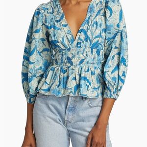 Love the Label Elle Floral Peplum Top